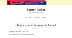 Desktop Screenshot of barneyparker.com