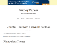 Tablet Screenshot of barneyparker.com